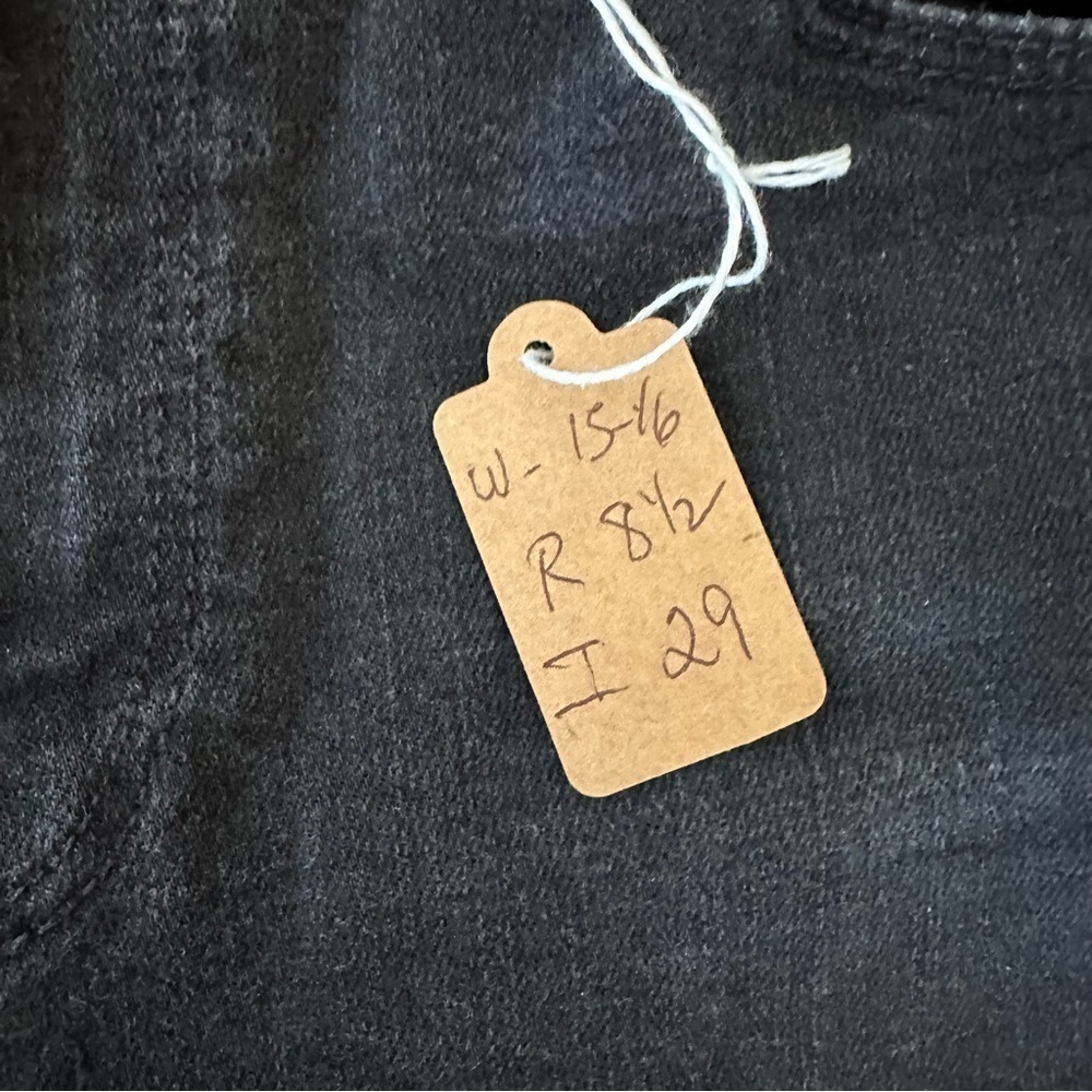 Frame Denim SZ 28 Le Skinny de Jeanne black distressed denim EUC - Picture 10 of 10